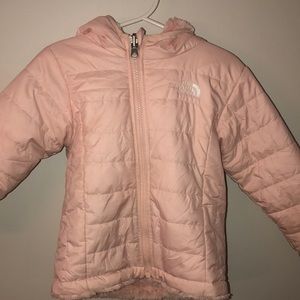 2T Toddler Girl’s Reversible North Face Coat